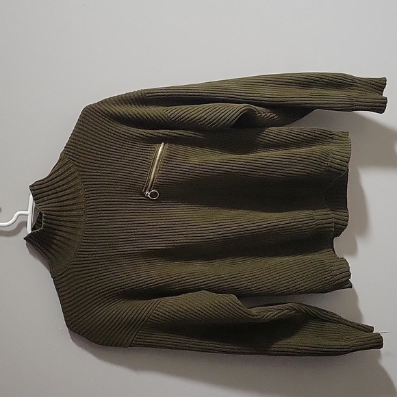 Vintage olive sweater size M - Picture 6 of 6